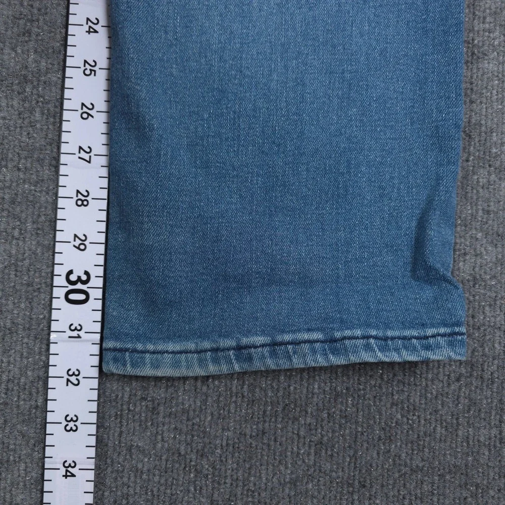 Levis 514 Straight Jeans Mens 34x32 Blue Denim Stretch Casual Light Wash